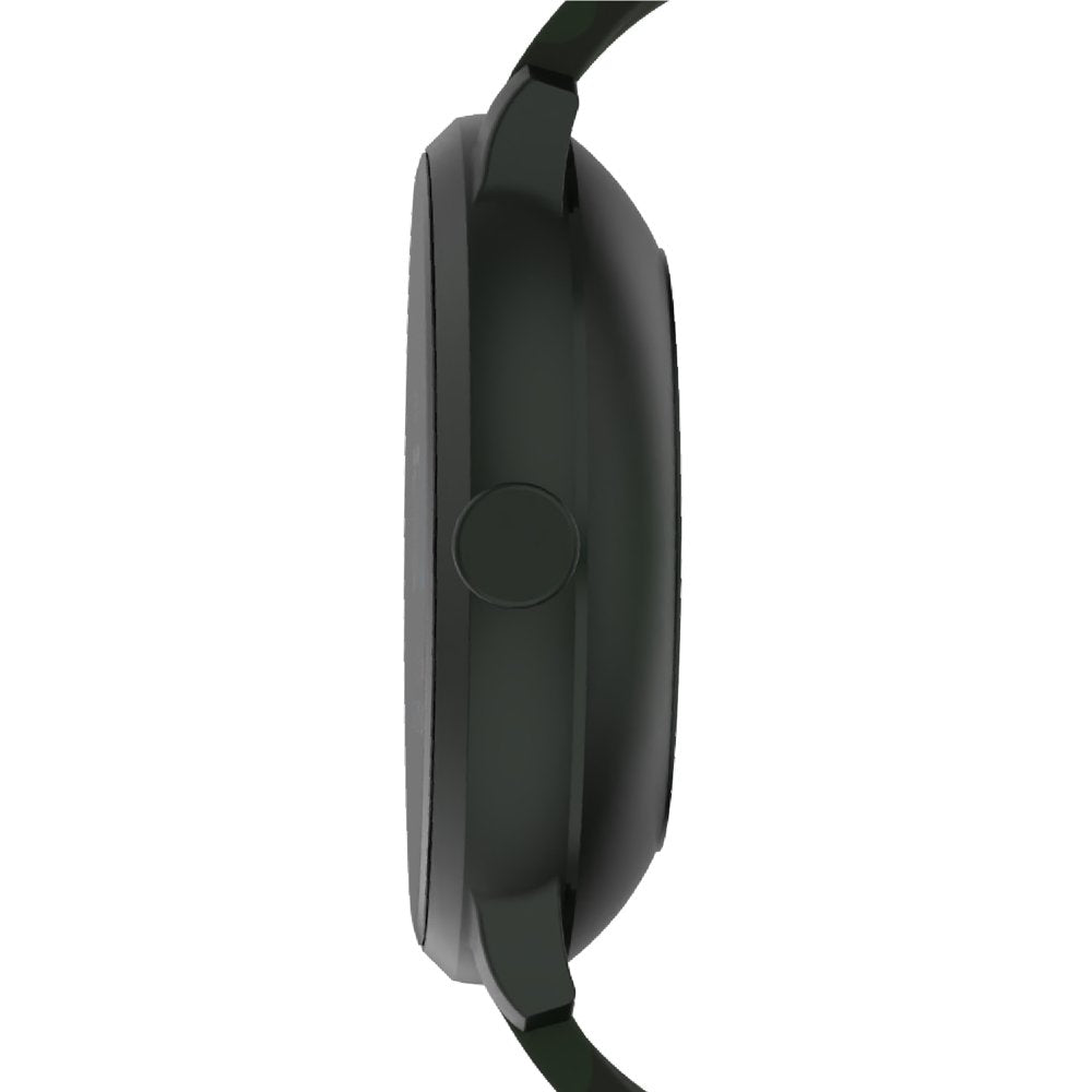 Smart Watch & Fitness Tracker, For Women and Men, (43mm), Dark Green Camo