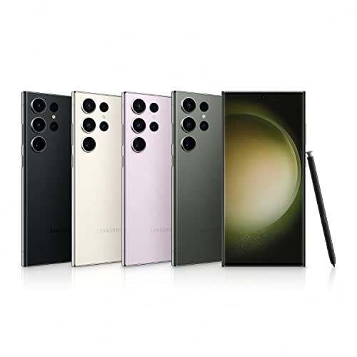 SAMSUNG Galaxy S23 Ultra 5G SM-S918B/DS 256GB 12GB RAM, 200 MP Camera, Factory Unlocked, NGP Wireless Charger Included – Phantom Black