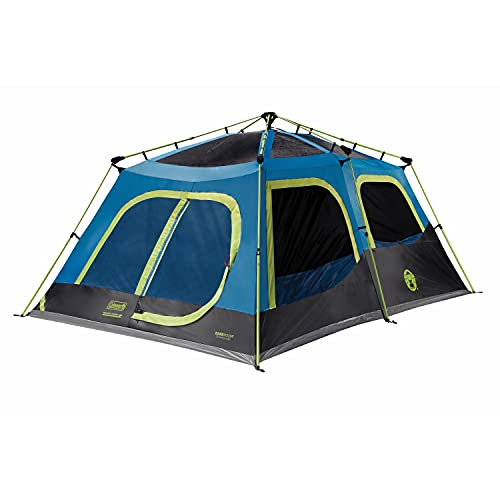 Coleman Camping Tent with Instant Setup, 4/6/8/10 Person Weatherproof Tent with Weathertec Technology, Double-Thick Fabric, and Included Carry Bag, Sets Up in 60 Seconds