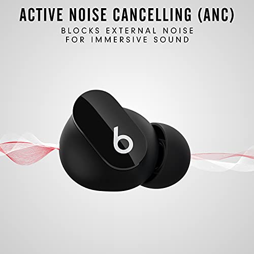Beats Studio Buds – True Wireless Noise Cancelling Earbuds – Compatible with Apple & Android, Built-in Microphone, IPX4 Rating, Sweat Resistant Earphones, Class 1 Bluetooth Headphones - Black
