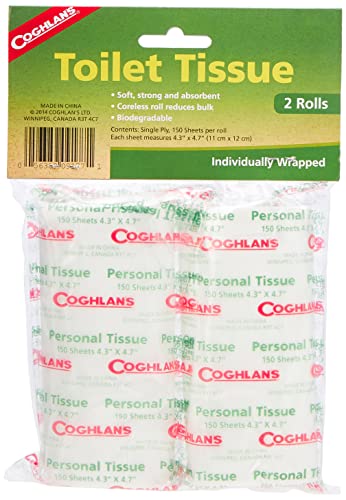 Coghlan's Packable Camp Toilet Tissue, 2-Rolls