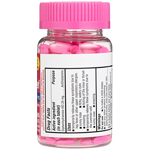 Rite Aid Antihistamine Allergy Relief with Diphenhydramine | Allergy Medicine | Easy-to-Swallow Small Tablet Size Allergy Relief | Common Cold & Respiratory Allergy Medication (365 Count)