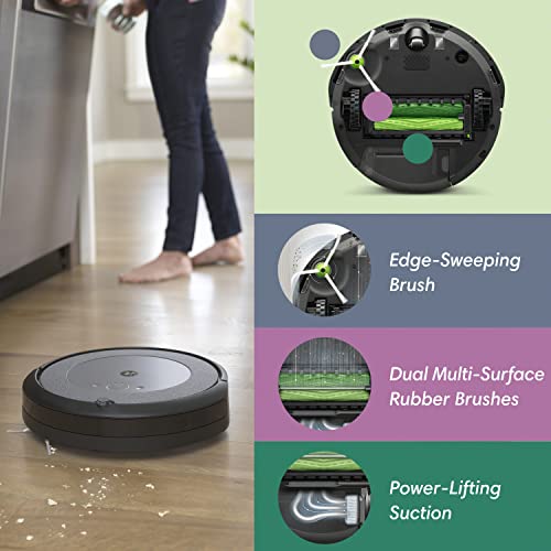 iRobot Roomba i4+ EVO (4552) Self Emptying Robot Vacuum - Empties Itself for up to 60 Days, Clean by Room with Smart Mapping, Compatible with Alexa, Ideal for Pet Hair, Carpets
