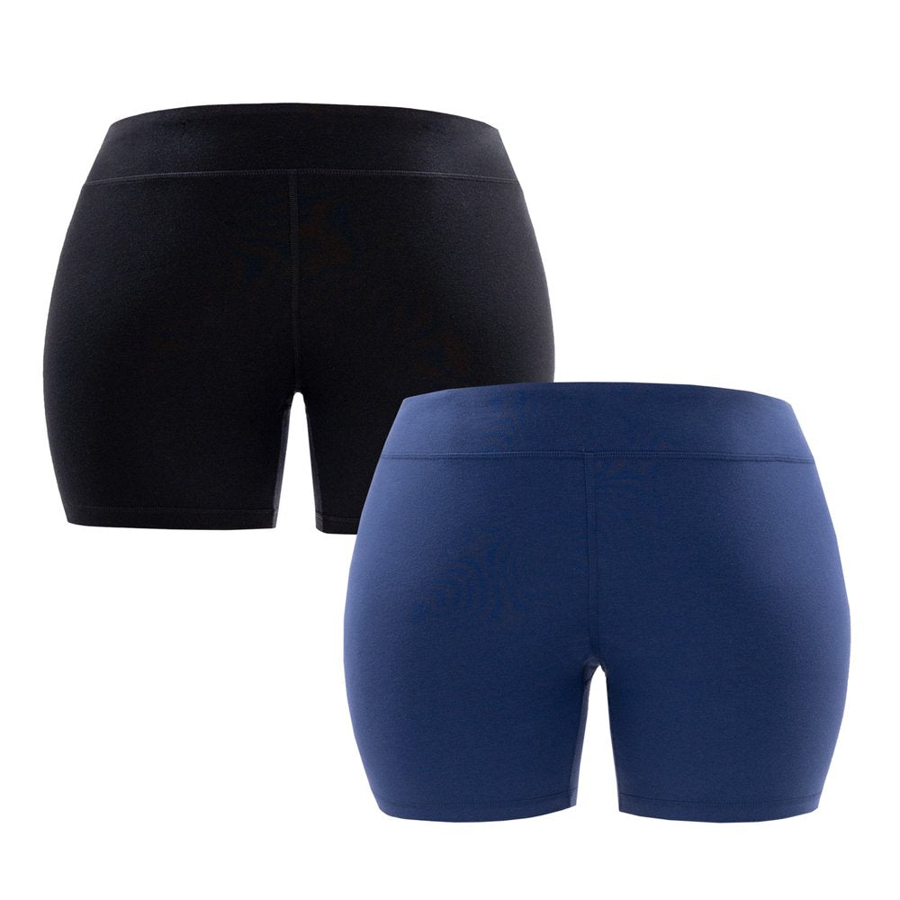 Women's plus Size Core Active Dri-Works Bike Short, 2-Pack