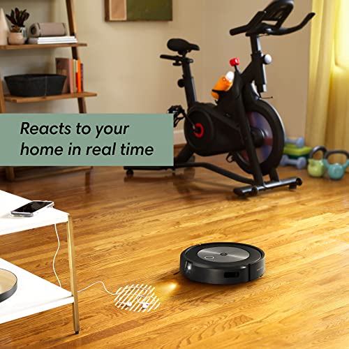 iRobot Roomba j6+ Self-Emptying Robot Vacuum – Identifies and Avoids Pet Waste & Cords, Empties Itself for Up to 60 Days, Smart Mapping, Compatible with Alexa, Ideal for Pet Hair