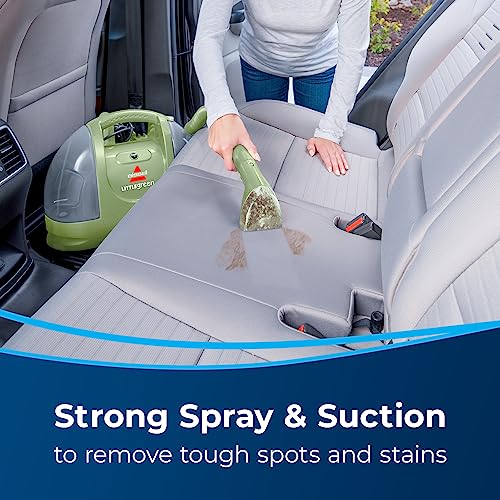 BISSELL Little Green Multi-Purpose Portable Carpet and Upholstery Cleaner, Green, 1400B