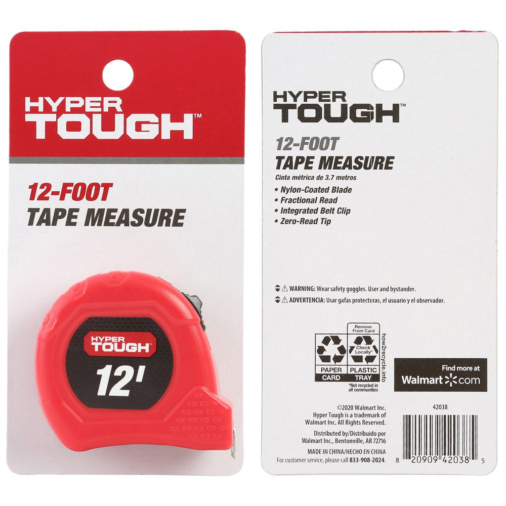 12 Foot Tape Measure, Model 42038