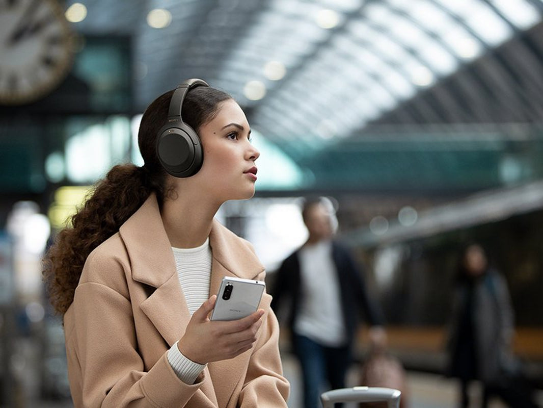 Sony WH-1000XM4 Wireless Noise Canceling Over-The-Ear Headphones with Google Assistant - Black