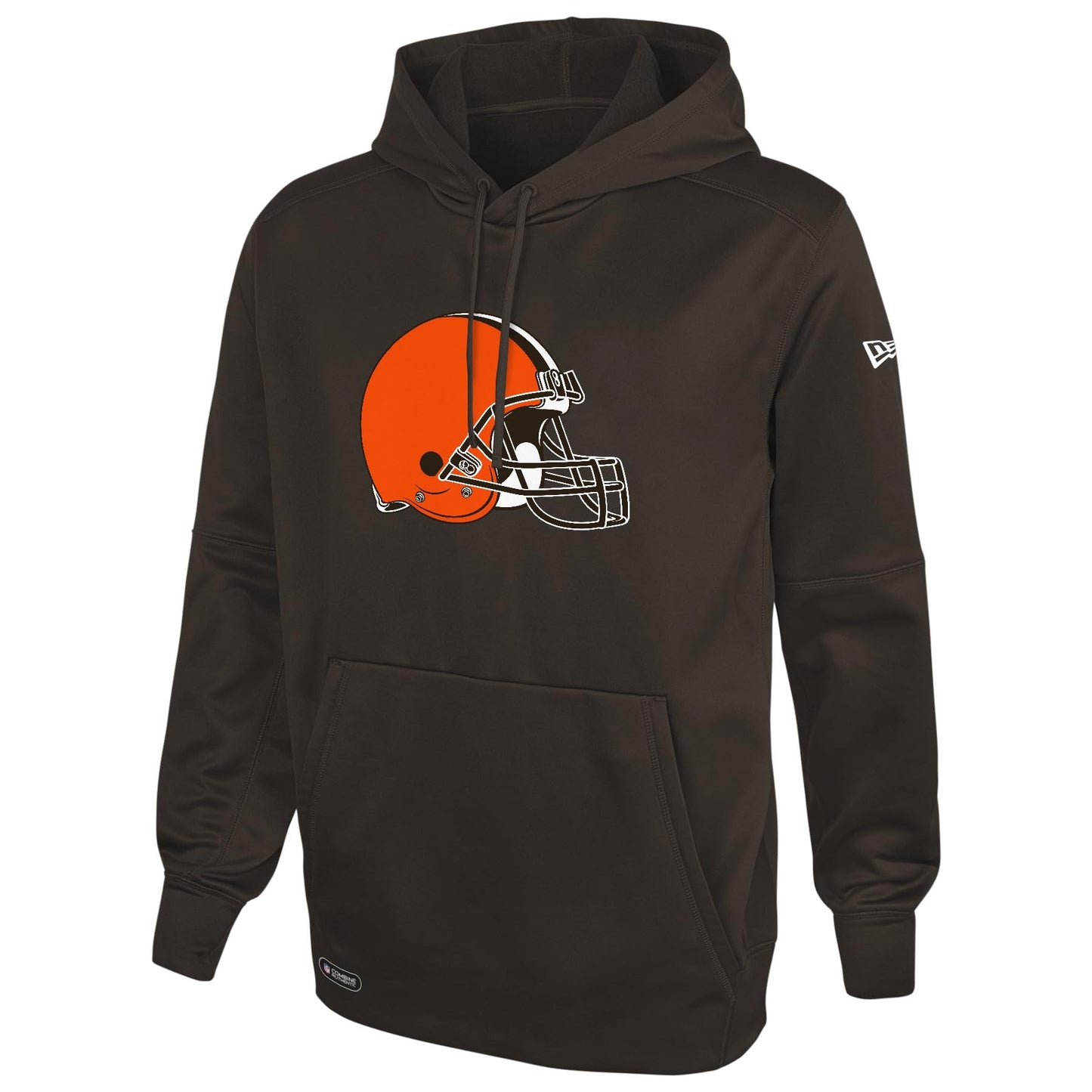 New Era NFL Men's Recognition Team Colors Pullover Performance Fleece Hoodie, Cleveland Browns, X-Large