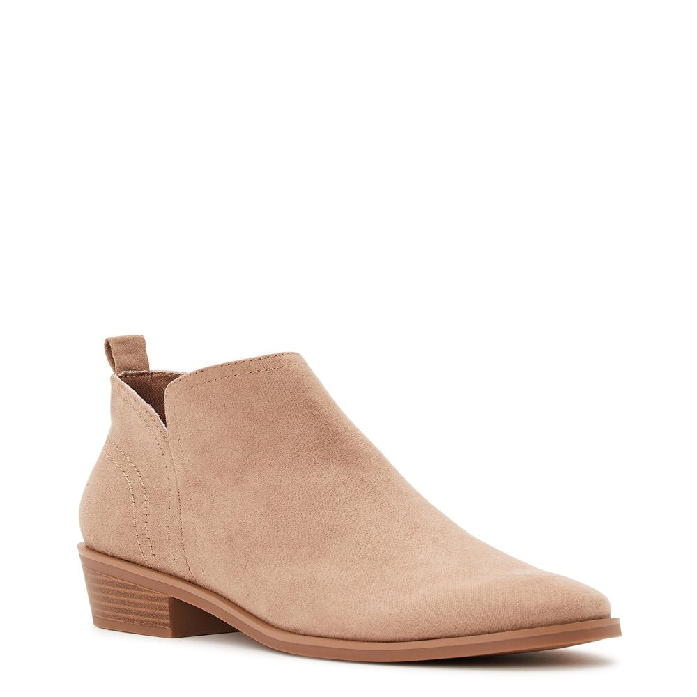 Women's Faux Suede Ankle Boots, Wide Width Available