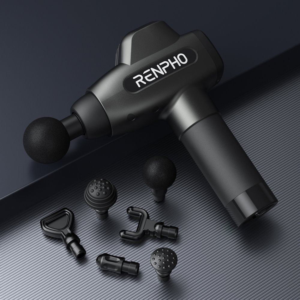 Renpho Percussion Muscle Massage Guns for Athletes Pain Relief -Black, Ideal Gifts