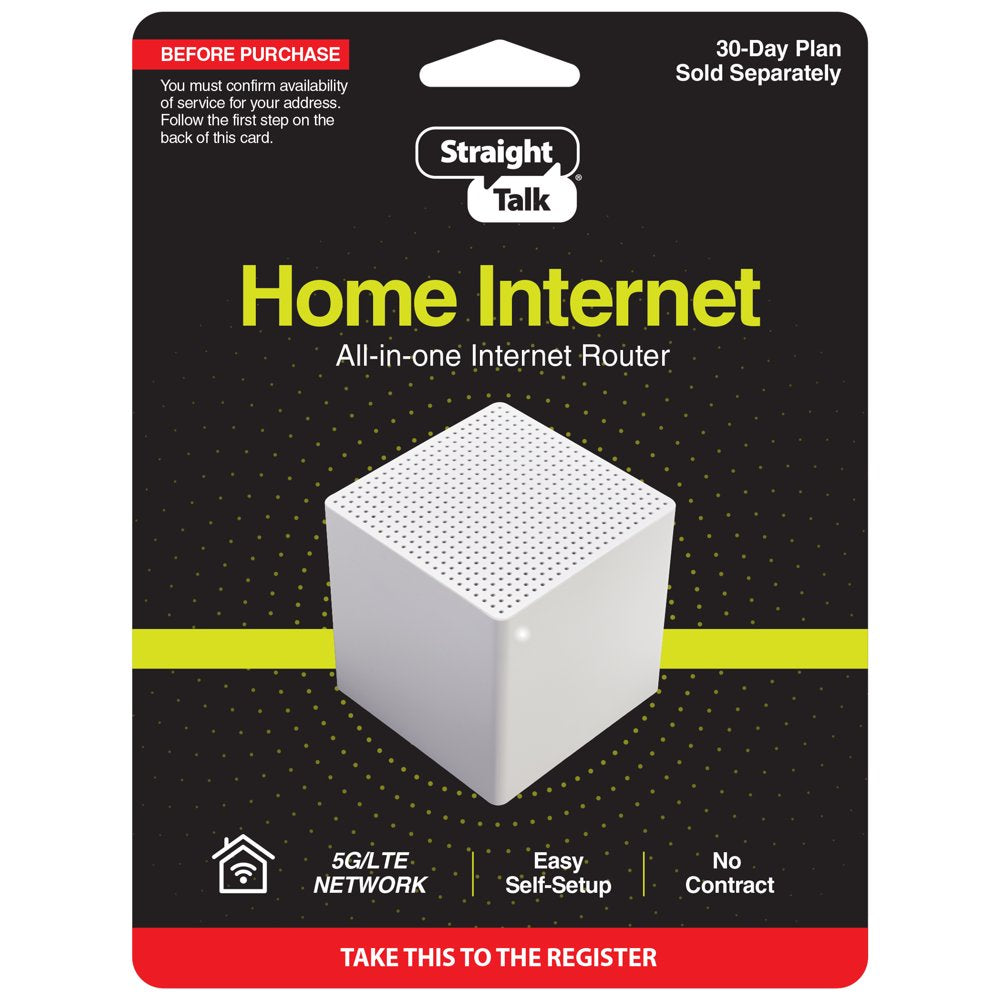 Straight Talk Home Internet Router, White- Prepaid