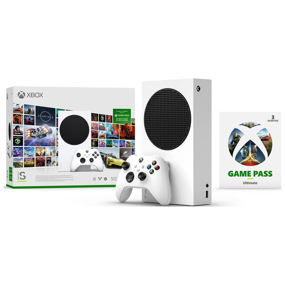 Xbox Series S Starter Bundle including 3 Months of Game Pass Ultimate