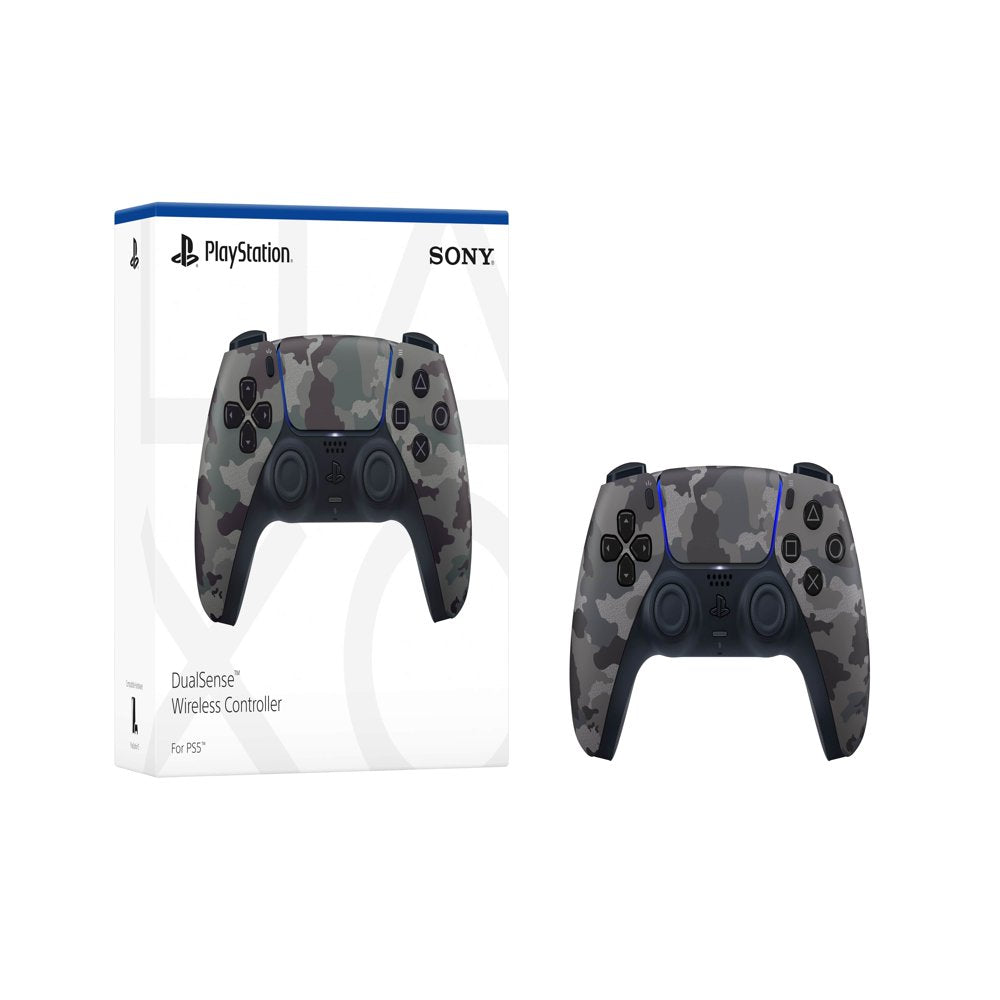 PlayStation 5 Digital Edition God of War Ragnarok Bundle + PlayStation 5 DualSense Wireless Controller – Gray Camouflage