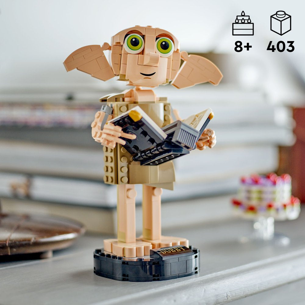 LEGO Harry Potter Dobby the House-Elf Building Toy Set, Makes a Great Birthday and Christmas Gift, Authentically Detailed Build and Display Model of a Beloved Character, 76421