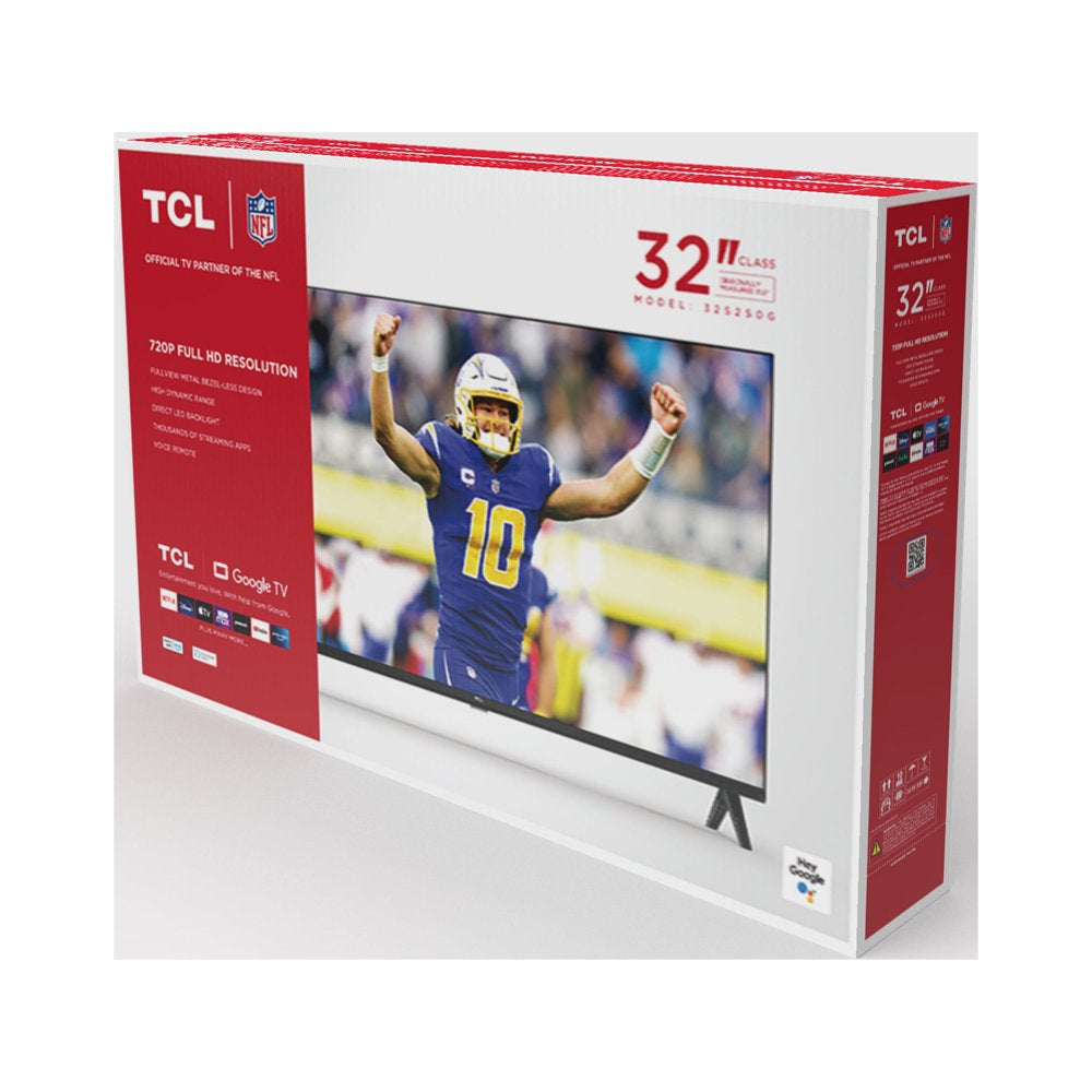TCL 32" Class S Class 720p HD LED Smart TV with Google TV - 32S250G (New)