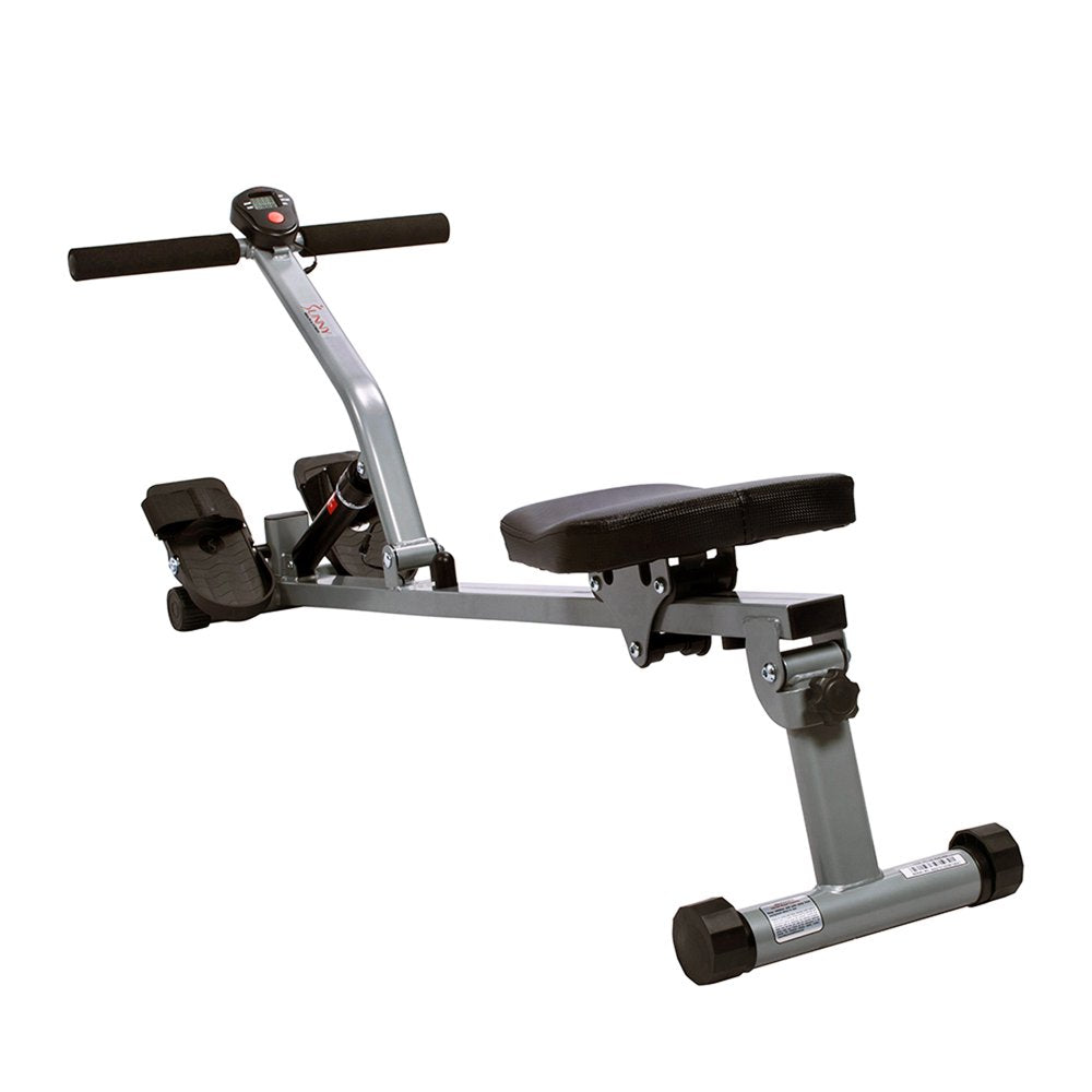 Rowing Machine Rower Exercise for Home Cardio Workouts, Digital Monitor, Adjustable Resistance, SF-RW1205