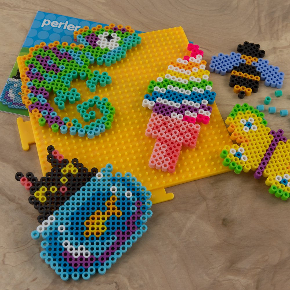 4,000 Bead Tray With Idea Book and Pegboard, Ages 6 and Up, 4003 Pieces, Kid and Adult Craft Kit