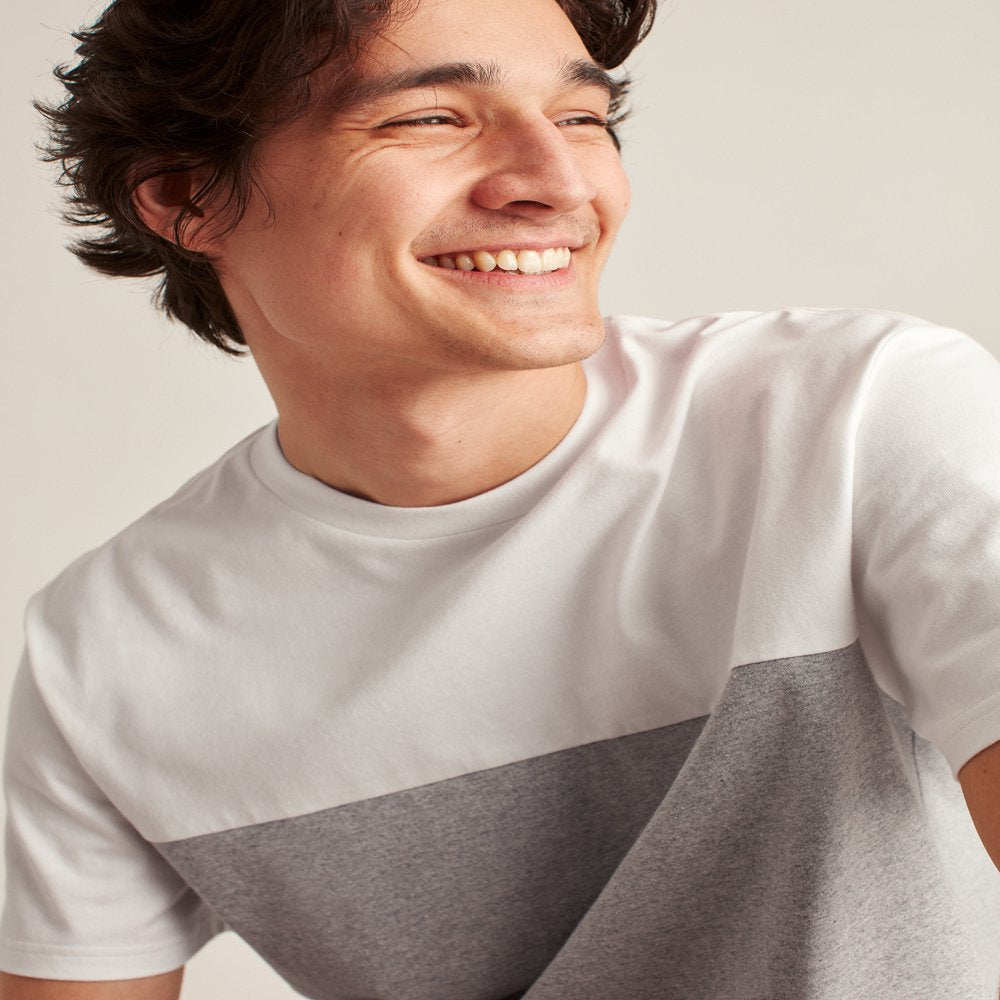 Men's and Big Men'S Short Sleeve Colorblock Tee, up to 3XL