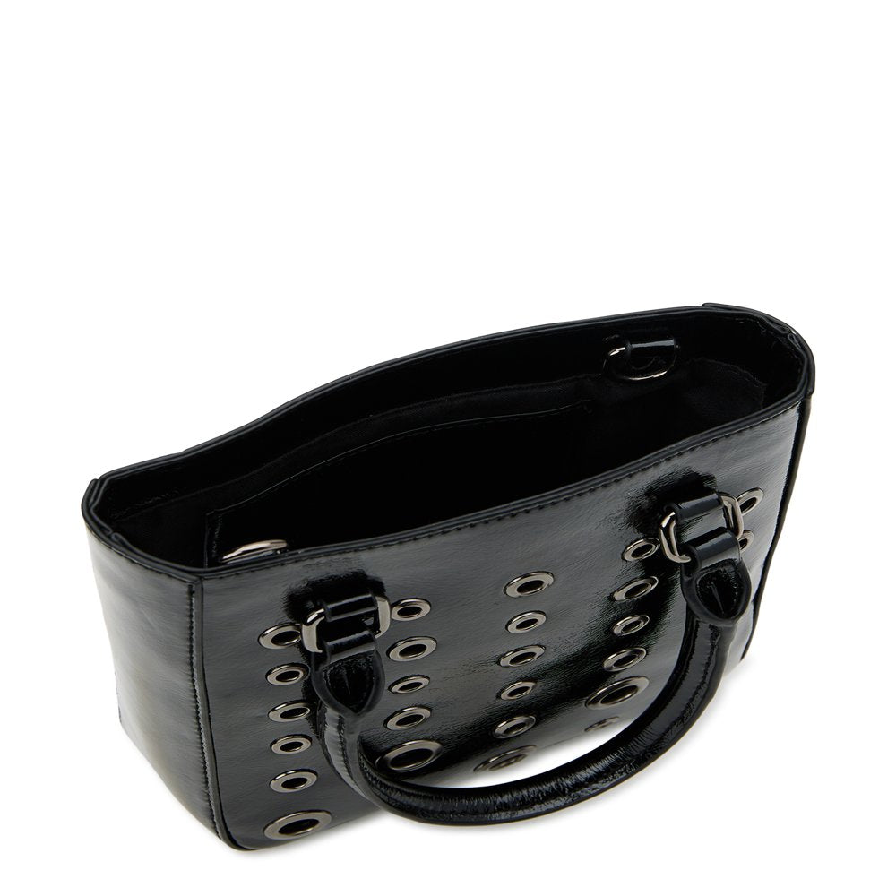 Women's Contemporary Tote Crossbody Handbag, Black