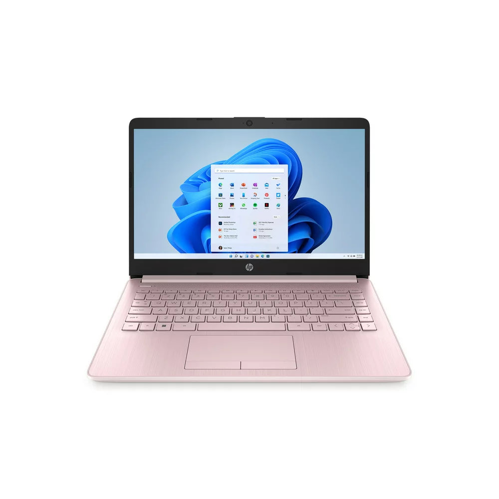 HP Stream 14" Laptop, Intel Celeron N4020 Processor, 4GB RAM, 64GB eMMC, Pink, Windows 11 (S mode) with Office 365 1-yr, 14-cf2112wm
