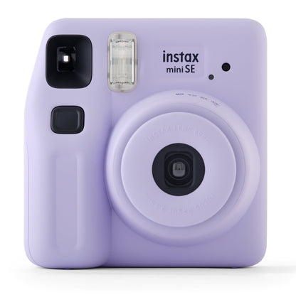 Fujifilm instax Mini SE Instant Camera with Bonus 10 pack Mini Film, Lavender