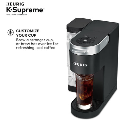 Keurig K-Supreme Single Serve K-Cup Pod Coffee Maker, MultiStream Technology, Black