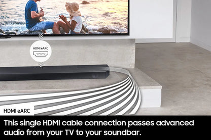 SAMSUNG Q-series 3.1ch. Dolby ATMOS Soundbar with Q-Symphony HW-Q6CC