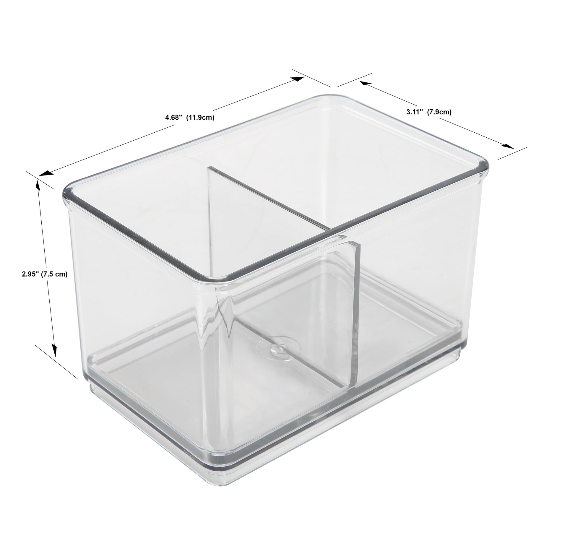 The Home Edit 4-Piece Office Desktop Edit Clear Plastic Storage System