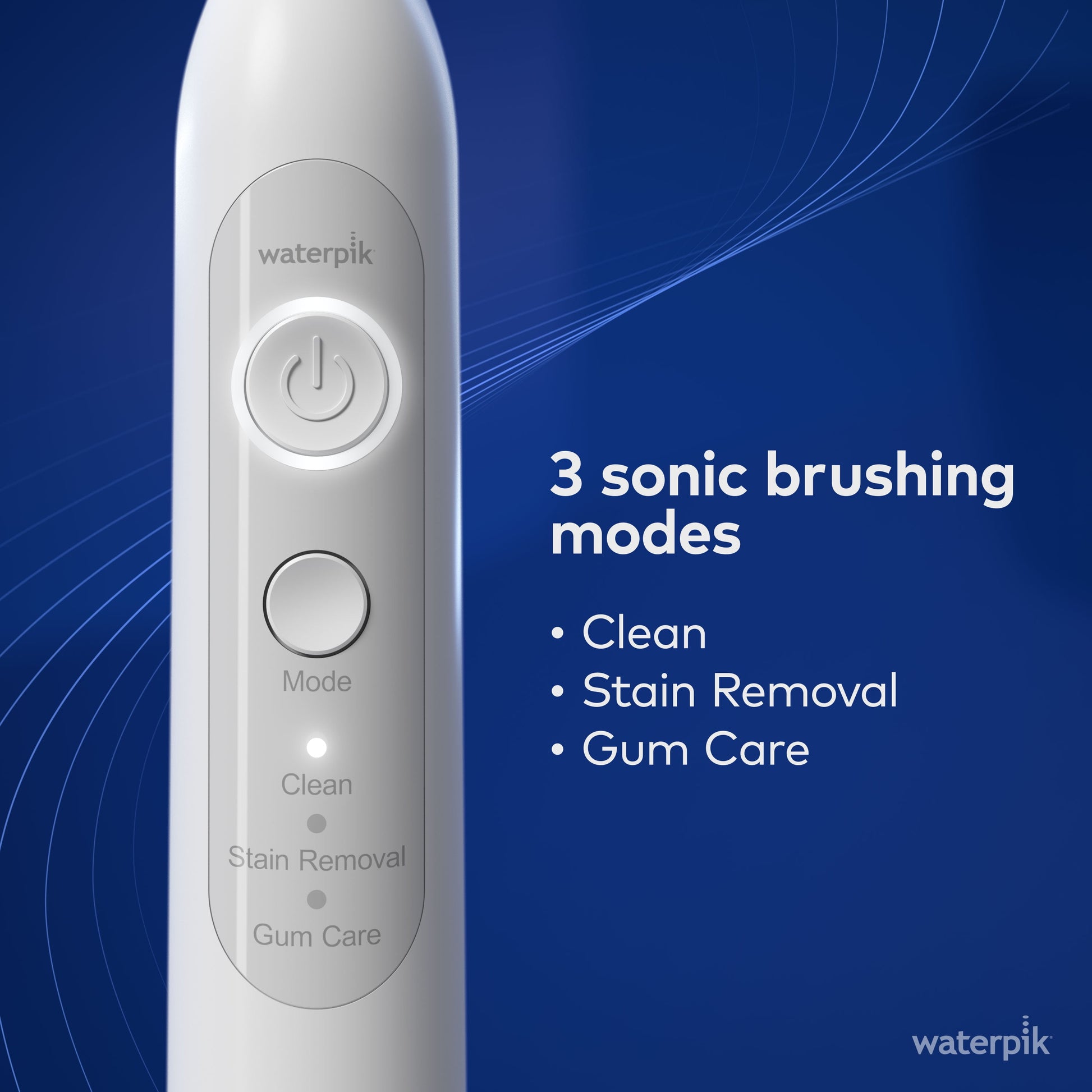 Waterpik Sensonic Sonic Electric Toothbrush, White STW-03