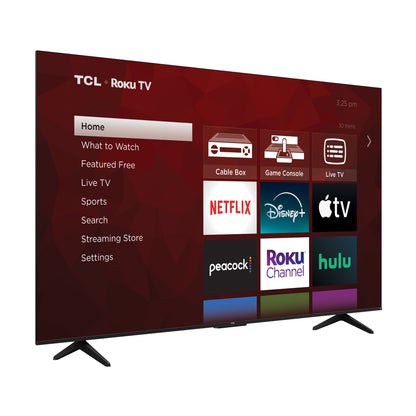 TCL 75” Class S4 (75S41BR) 4K UHD HDR LED Smart TV with Roku TV (NEW 2024)