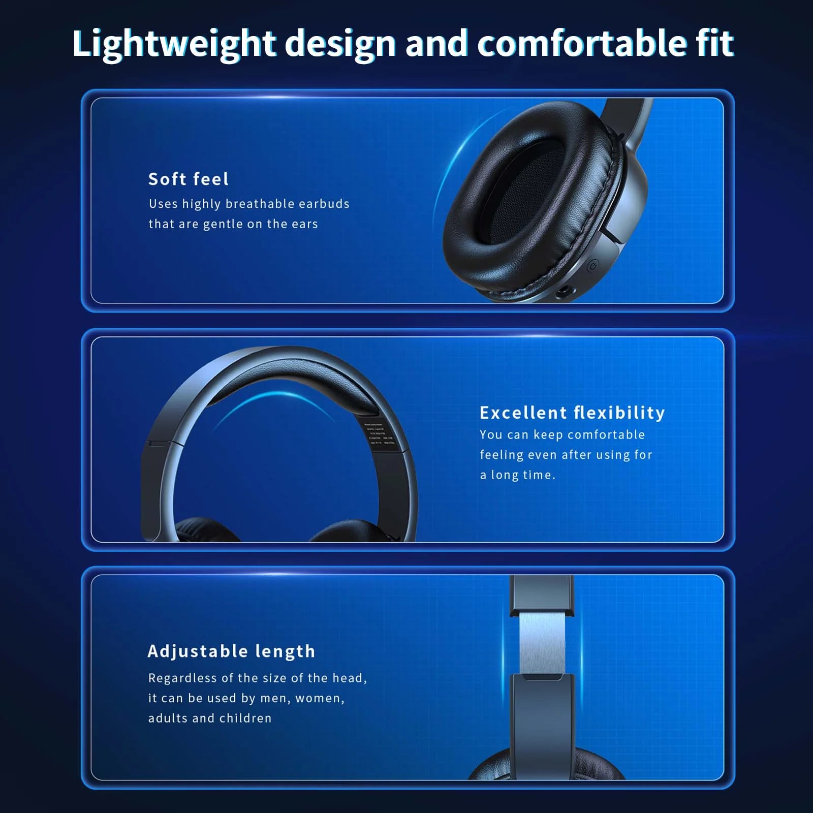 Gaming Headset, Wireless Gaming Headset Lossless 2.4GHz for PC PS4 PS5, Bluetooth Gaming Headphones with Detachable Noise Canceling Mic, 7.1 Surround Sound, 30H Long Lasting Battery