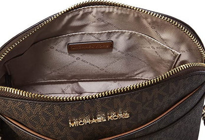 Michael Kors 35F1Gtvc6T Jet Set Travel Dome Crossbody Bag Leather Powder Blush Female