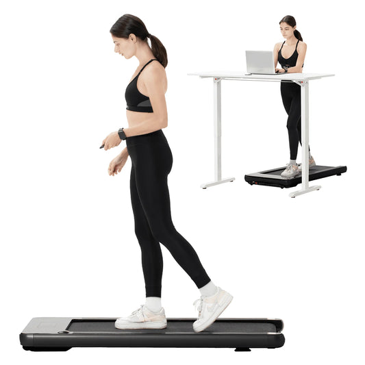 Bifanuo Walking Pad - Under Desk Treadmill, Treadmill for Home/Office, Quiet and Stable Pad with Remote Control LED Display- Ideal for Fitness Enthusiasts