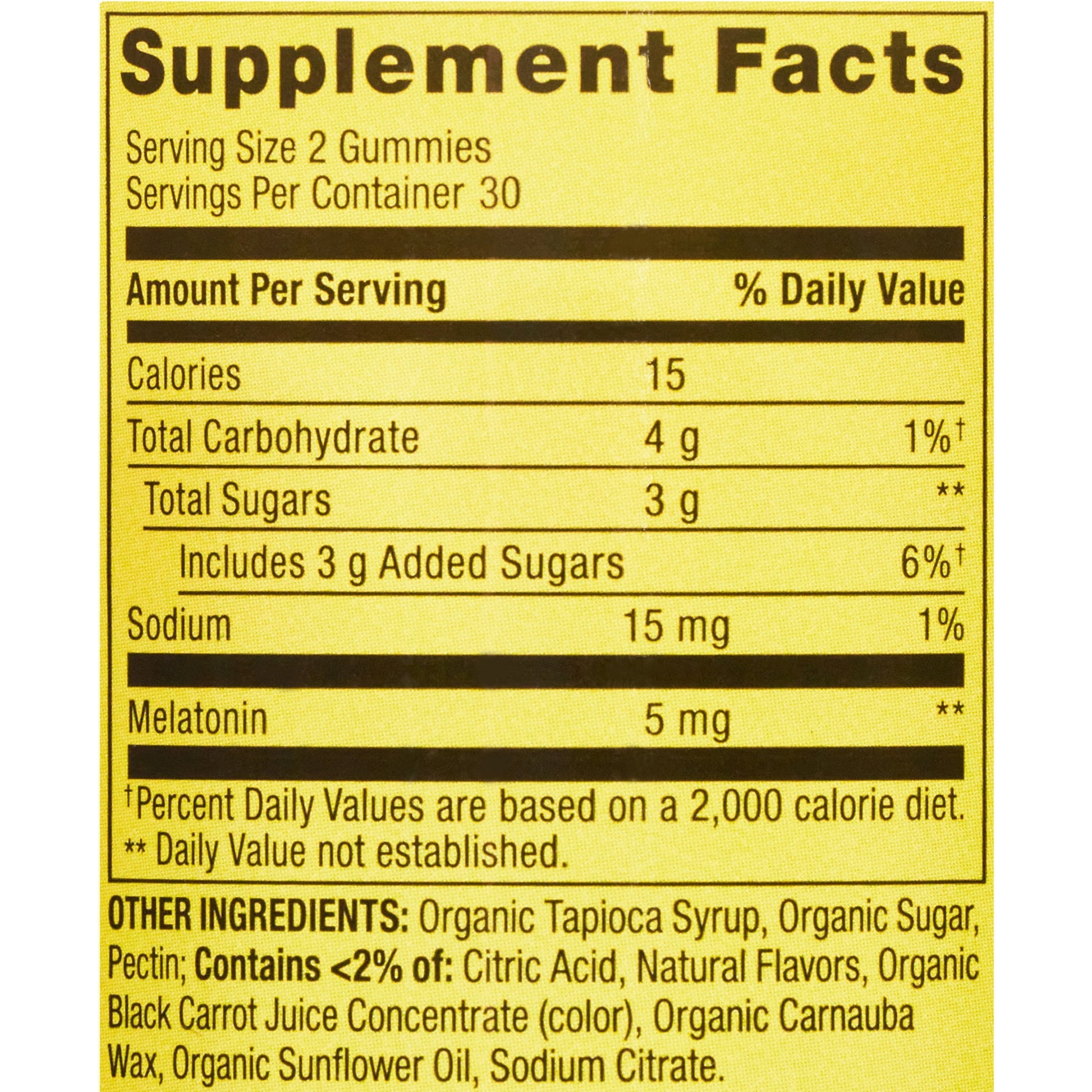 Spring Valley Melatonin Pectin Dietary Supplement Gummies, Strawberry, 5 mg, 60 Count