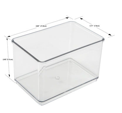 The Home Edit 4-Piece Office Desktop Edit Clear Plastic Storage System