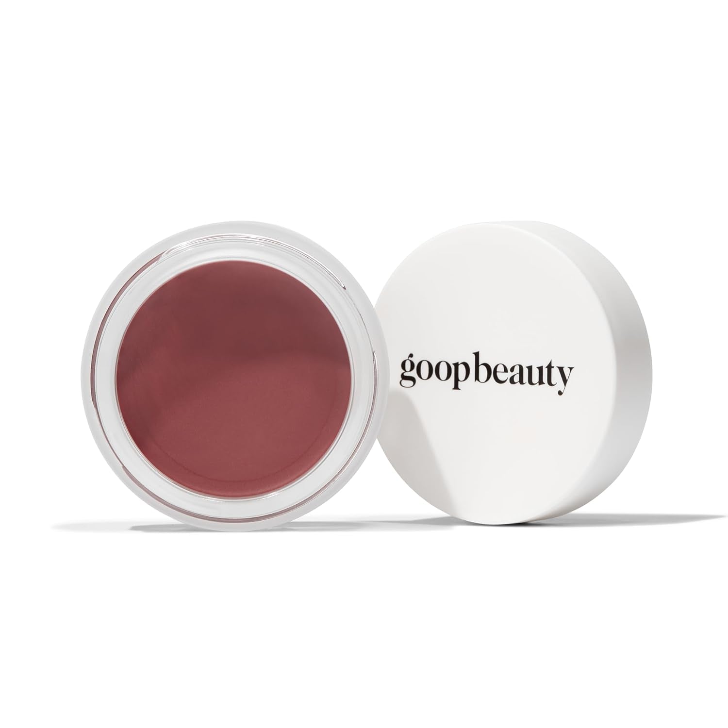 goop Beauty Cream Blush | Sheer Pop of Color for Lips & Cheeks | Vitamin C, Vitamin E, & Safflower Oil | Natural Makeup for Glowing Skin | Paraben & Silicone Free | 0.5 oz | Afterglow - Soft Berry