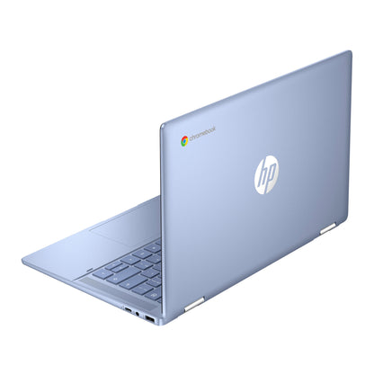 HP Chromebook x360 14 inch FHD IPS Touch 2-in-1 Laptop Intel Processor N100 4GB RAM 64GB eMMC Sky Blue