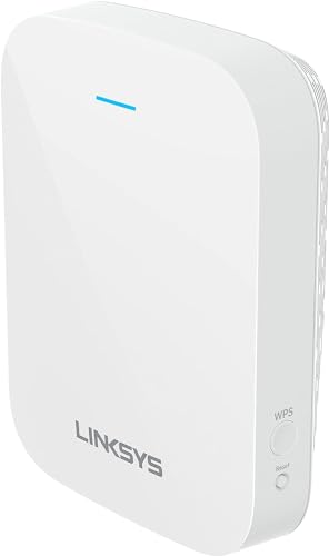 Linksys WiFi 6 Wireless Range Extender | 1.8 Gbps Speed | 2,000 Sq. FT Coverage | RE7350-AMZ | 2024 Release