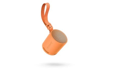 Sony SRS-XB100 Wireless Bluetooth Portable Lightweight Super-Compact Travel Speaker, Durable IP67 Waterproof & Dustproof Shower Speaker, 16 Hour Battery, Versatile Strap, & Hands-free Calling, Orange