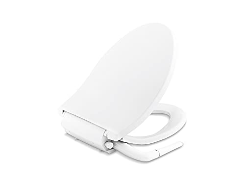 KOHLER 5724-0 PureWash M250 Elongated Bidet Toliet Seat, Manual Non-Electric Bidets for Existing Toilets, Adjustable Bidet Sprayer, White