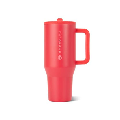 HydroJug Traveler 40oz, Insulated Water Bottle with Handle, Fruit Punch