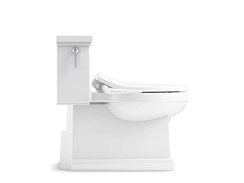 KOHLER 5724-0 PureWash M250 Elongated Bidet Toliet Seat, Manual Non-Electric Bidets for Existing Toilets, Adjustable Bidet Sprayer, White