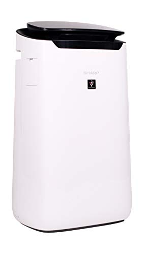 SHARP Smart Air Purifier for XL Rooms – Covers up to 2,430 sqft in one hour, Compatible w/Alexa, True HEPA Filter Air Purifier for Living Room, Dust, Smoke, Pollen - FXJ80UW