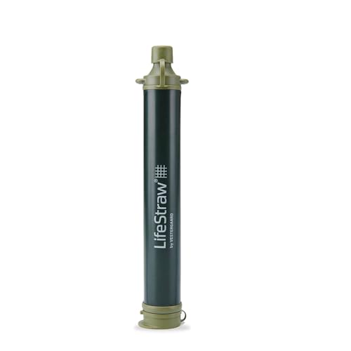 LifeStraw Personal — Water Filter for Hiking, Camping, Travel, and Emergency Preparedness, Green, 1-Pack