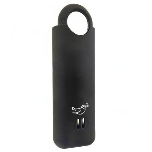 She’s Birdie–The Original Personal Safety Alarm for Women by Women–Loud Siren, Strobe Light and Key Chain in a Variety of Colors (Charcoal)