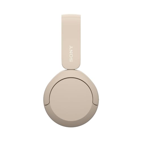 Sony WH-CH520 Wireless Headphones Bluetooth On-Ear Headset with Microphone, Cappuccino