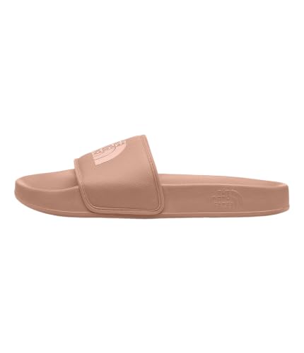 The North Face Base Camp Slide III Sandal, Cafe Crème/Evening Sand Pnk, 8 | Cushioned, Durable TPU Strap, Indoor & Outdoor Slipper