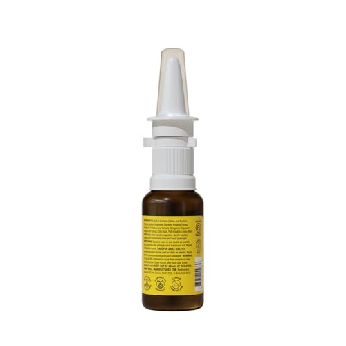 Beekeeper's Naturals Propolis Nasal Rinse Spray Max, Relief for Adults w/Eucalyptus, Oregano & Saline, Clears Nasal Congestion, Moisturizes Sinus Canal, & Decongest Sinus Cavities, 1 fl oz