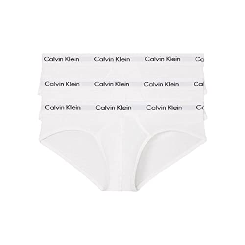 Calvin Klein Men's Cotton Stretch 3-Pack Brief, 3 White, XX-Large